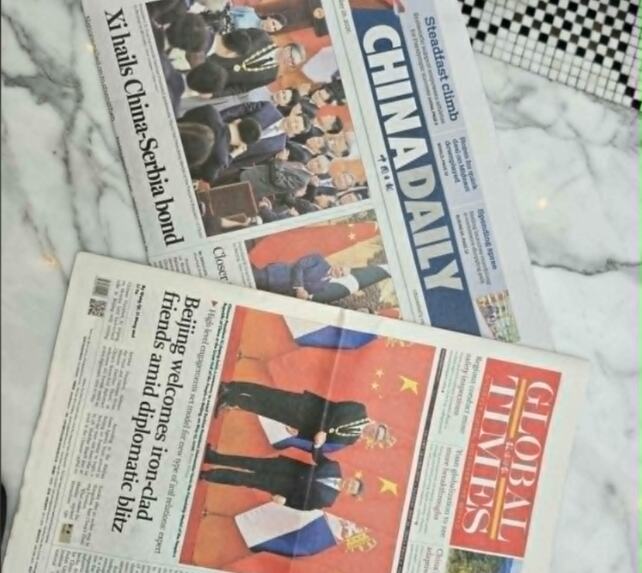 Za kinesku diplomatiju odlikovanje predsjedniku Srbije – vijest broj 1! Na naslovnim stranama u zemlji sa više od milijardu ljudi susret Vučića i Sija udarna vijest!
