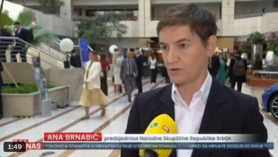 Ana Brnabić održala lekciju hrvatskoj novinarki: „Kosovo je Srbija! Zašto ste pravili sporazum sa Prištinom i Tiranom?”