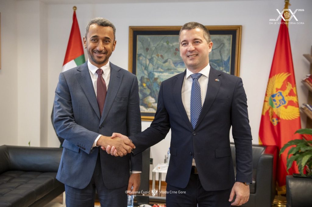 Bečić sa ambasadorom UAE: Jačanje saradnje u bezbjednosti, investicijama i borbi protiv kriminala