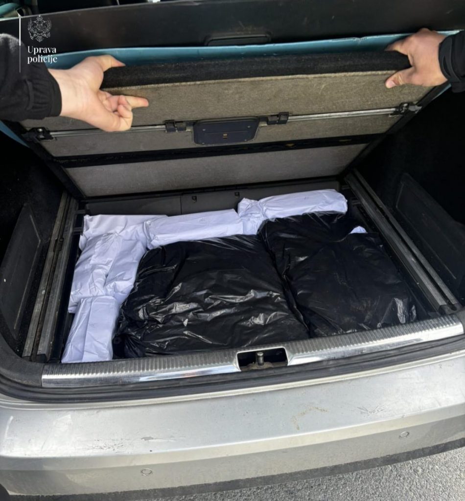 Berane: Zaplijenjeno 30 kilograma rezanog duvana, osumnjičeni višestruki povratnik