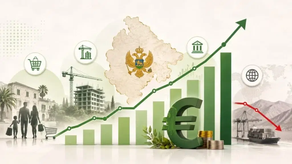 Crnogorska ekonomija porasla 2,6 odsto u prvom kvartalu – ali pad izvoza kvari sliku