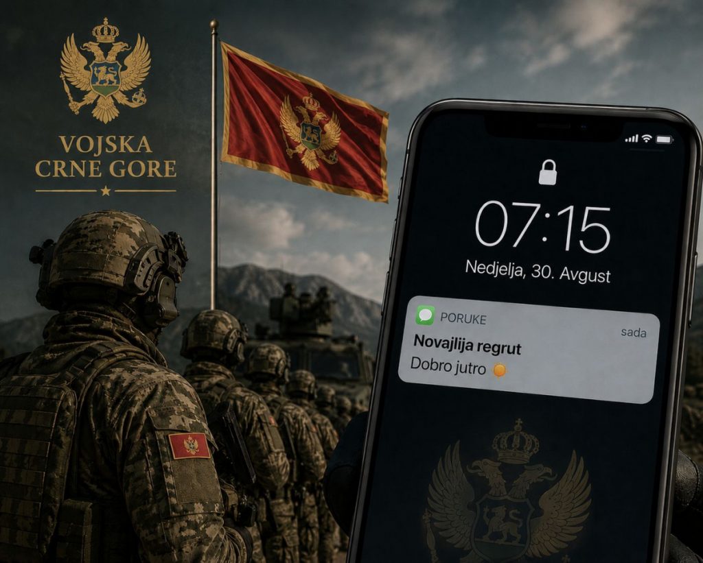 NOVA AFERA? Porukom „Dobro jutro“ vojnici potvrđivali da su glasali za DPS 30. avgusta 2020, tvrdi Vesko Pejak