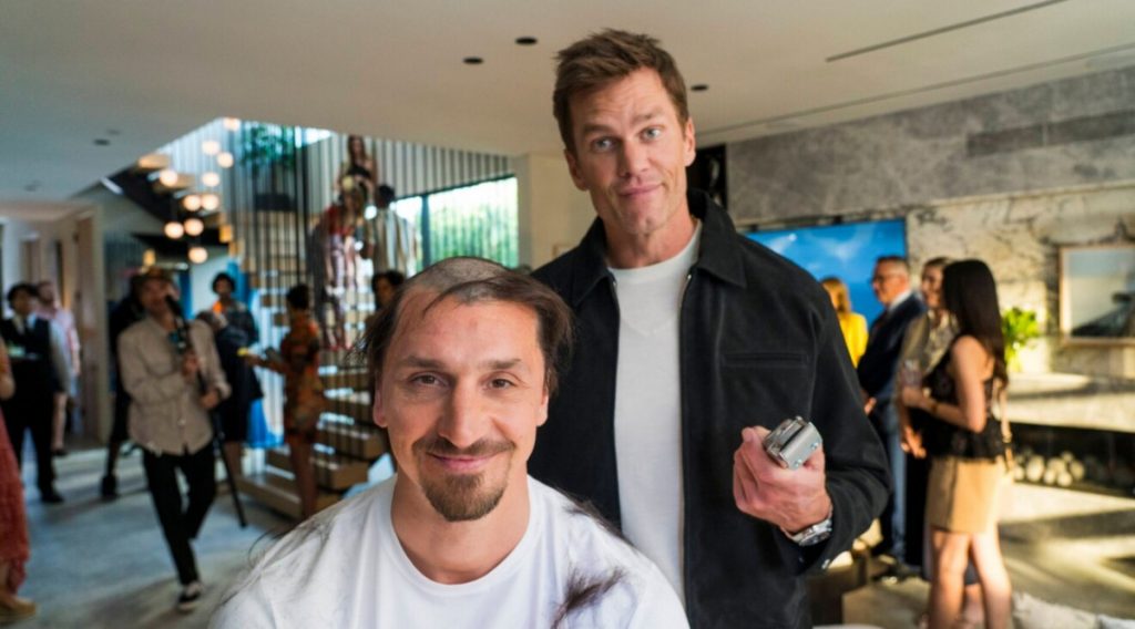 Zlatan Ibrahimović zbog opklade morao da se ošiša: Tom Brejdi mu promijenio imidž