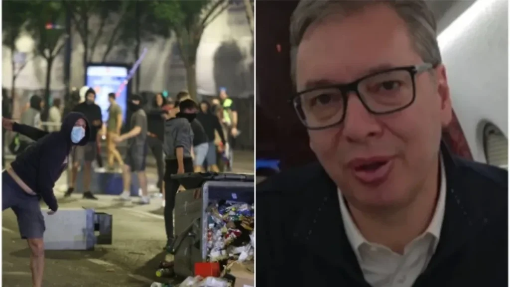 Blokaderi došli da terorišu, eksplodiralo nasilje! Vučić pozvao na mir i odgovornost