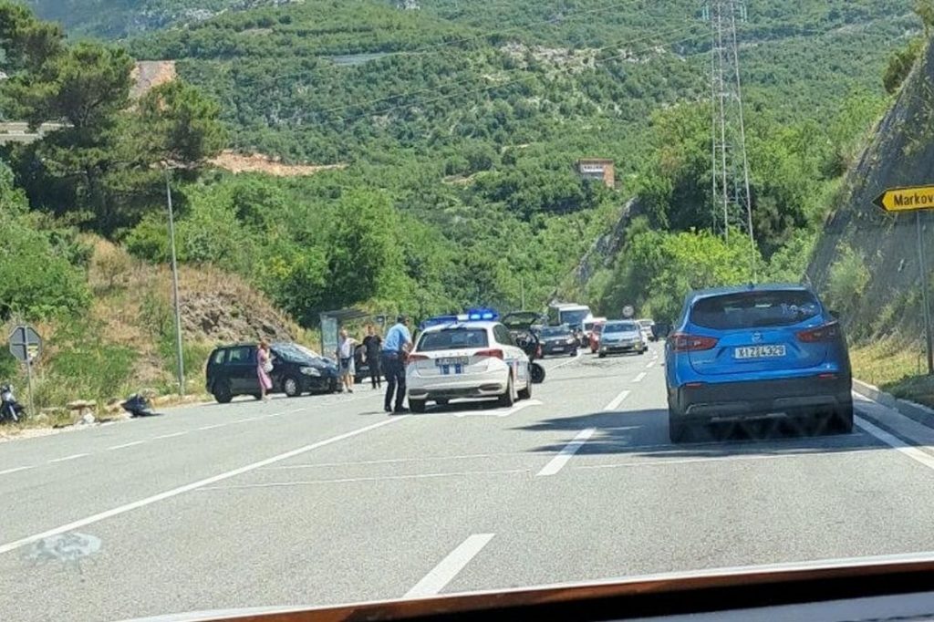 Udes na putu Cetinje – Budva: Jedna osoba povrijeđena