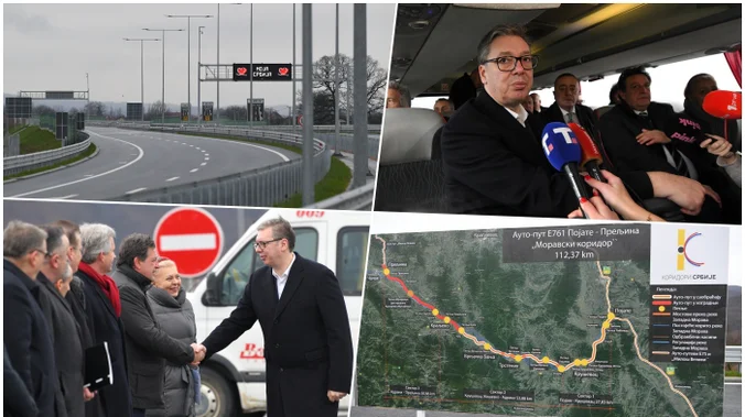 Za manje od sat vremena otvara se nova dionica Moravskog koridora: Putovanje će biti znatno brže, a poznato je i kada počinje naplata putarine