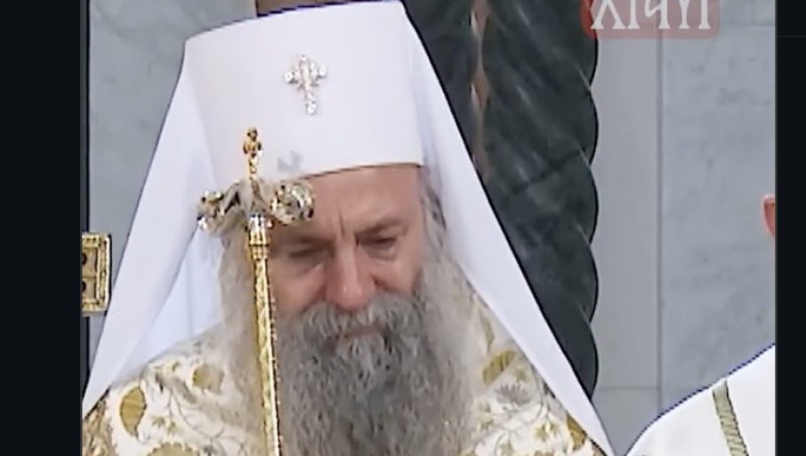 Veličanstveni ispraćaj svetinje: Suze patrijarha Porfirija nad Časnim pojasom Presvete Bogorodice (VIDEO)