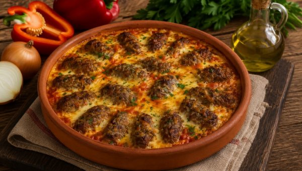 Zapečene ćufte s povrćem i kačkavaljem – savršeni domaći ručak