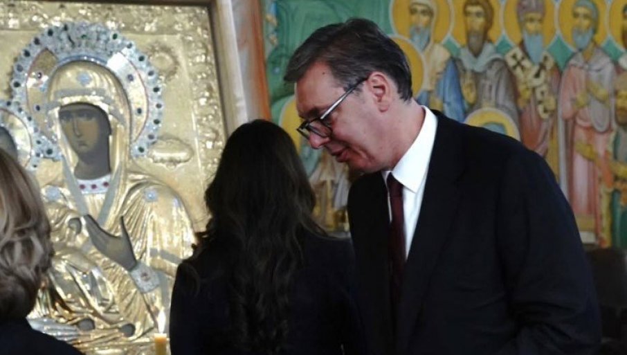 Vučić u posjeti manastiru Svetog Đorđa u Alaverdiju u Gruziji
