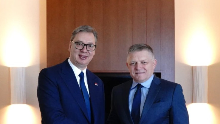 Vučić sa Ficom: Srdačan susret i razgovor o aktuelnim prilikama u Evropi