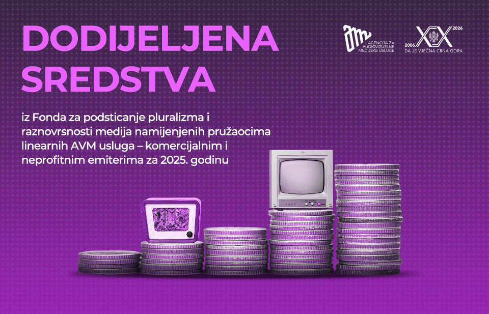 Agencija za elektronske medije: Podrška za 38 programskih sadržaja kroz Fond za pluralizam medija