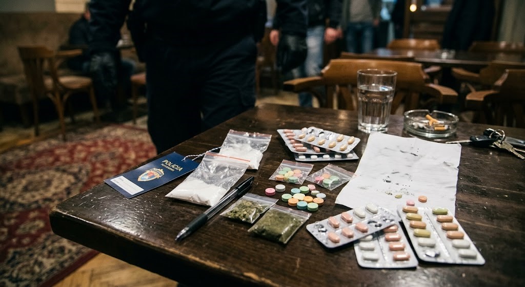 Pretresi ugostiteljskih objekata u Podgorici: Pronađeni kokain, marihuana, ekstazi i tablete sa liste opojnih droga