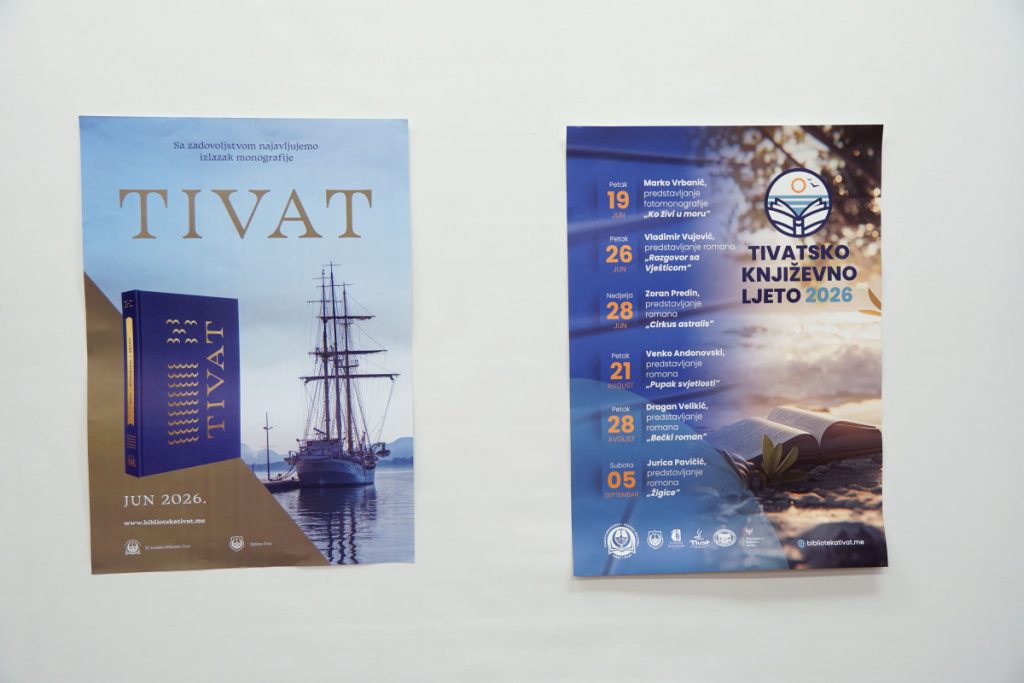 Tivatsko književno ljeto 2026: Ugledni regionalni autori, nova izdanja i promocija monografije Tivta