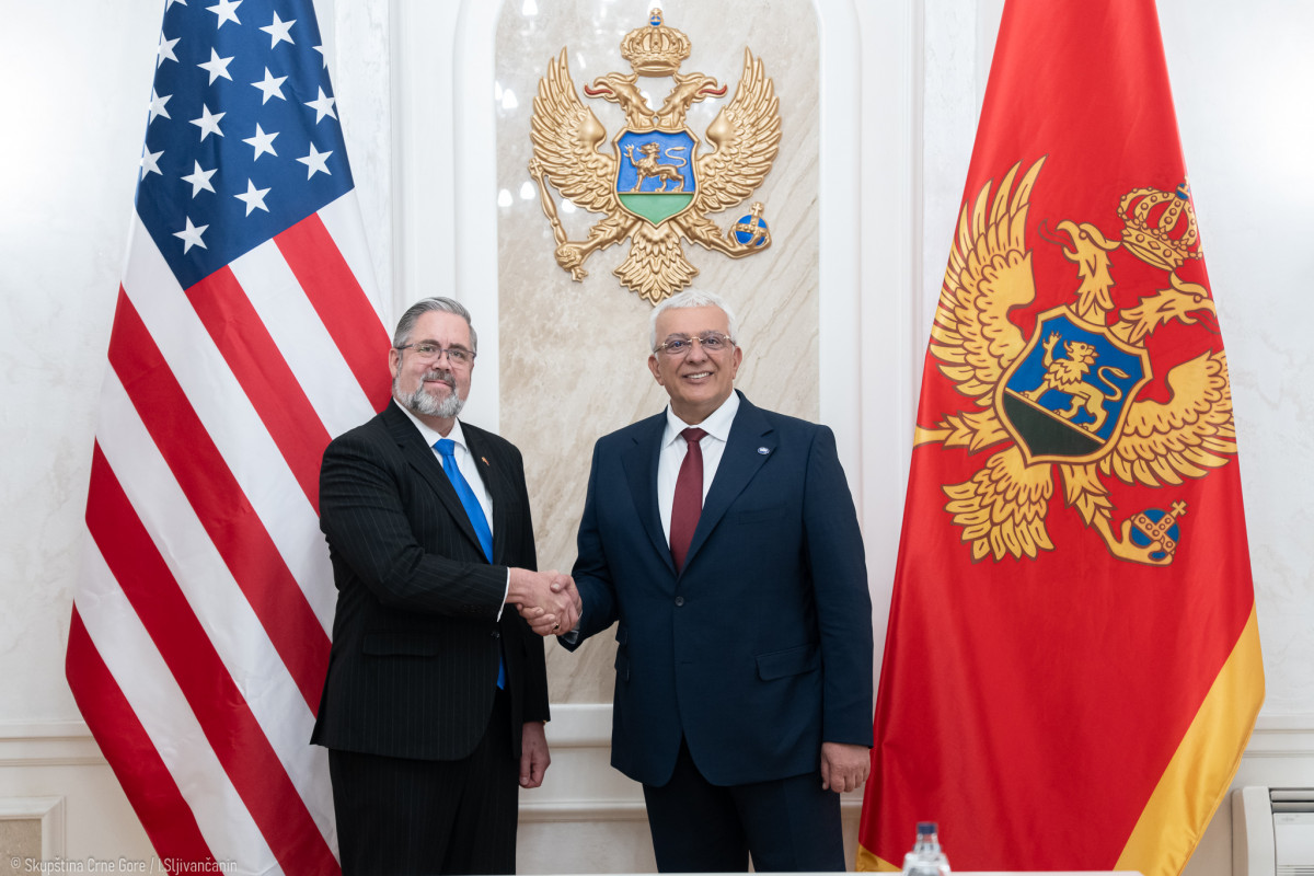 (FOTO/VIDEO) Mandić sa otpravnikom poslova američke ambasade: Srpski narod nezaobilazan faktor stabilnosti, pomirenja i bolje budućnosti Crne Gore!