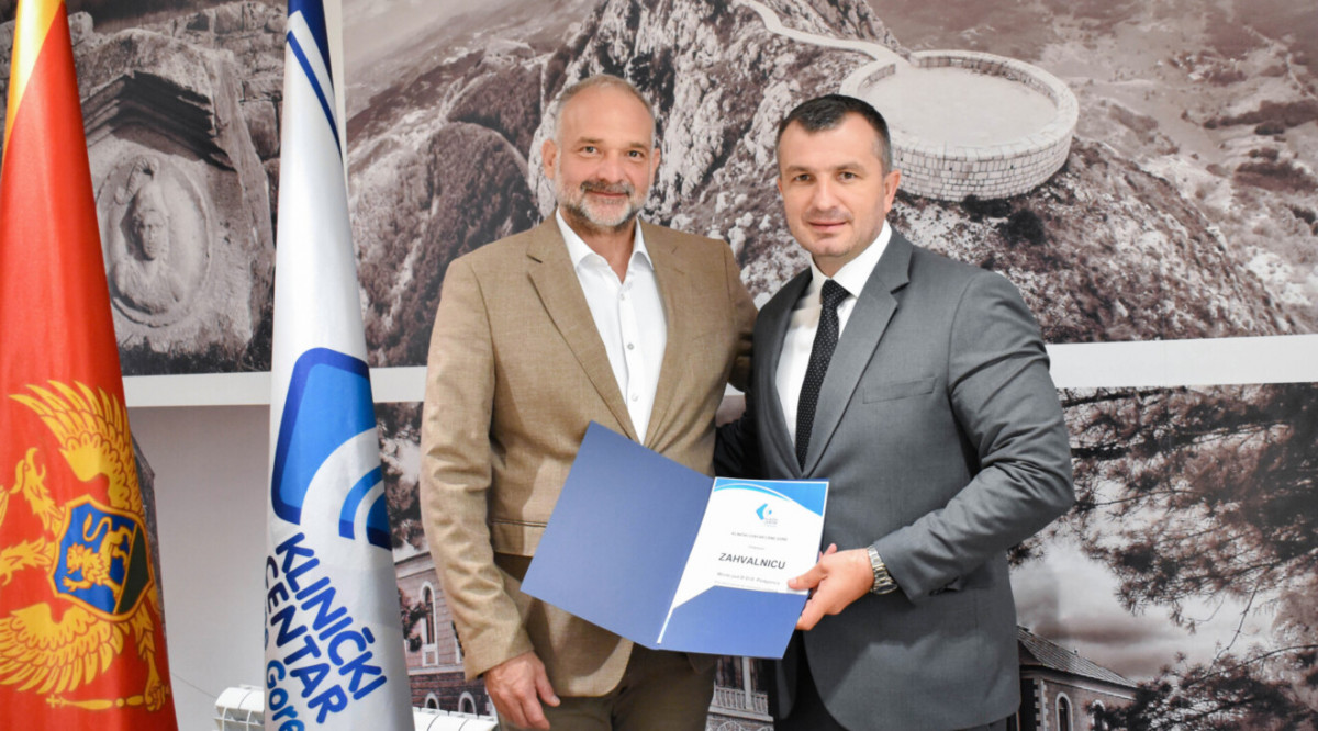Monteput donirao 100.000 eura Kliničkom centru