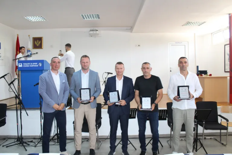 Fakultet za sport i fizičko vaspitanje uručio zahvalnicu OSCG