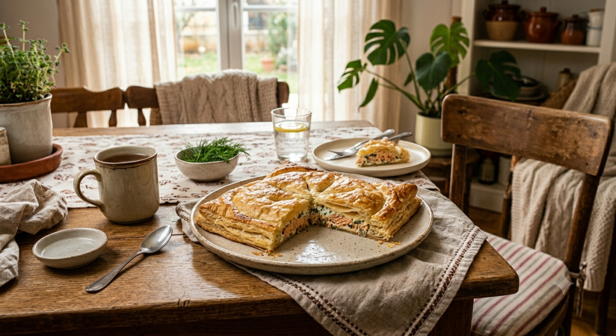 Hit iz rerne: Lisnata pita sa lososom koja izgleda kao iz restorana, a pravi se za 10 minuta!