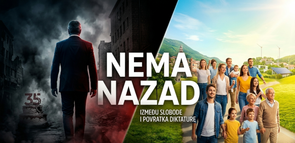 Rođendanski poklon za partiju prošlosti – Nema nazad: između slobode i povratka diktature