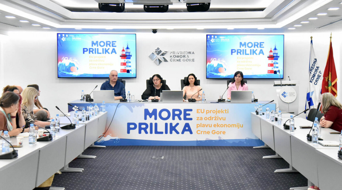 Privredna komora: EU projekti otvaraju „more prilika“ za razvoj plave ekonomije u Crnoj Gori