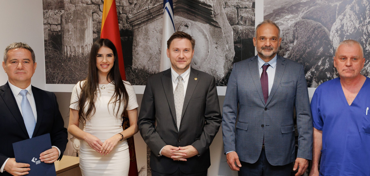 Nebojša Šćekić, Andrea Nikolić, dr Vojislav Šimun, dr Aleksandar Radović i dr Goran Lazarević
