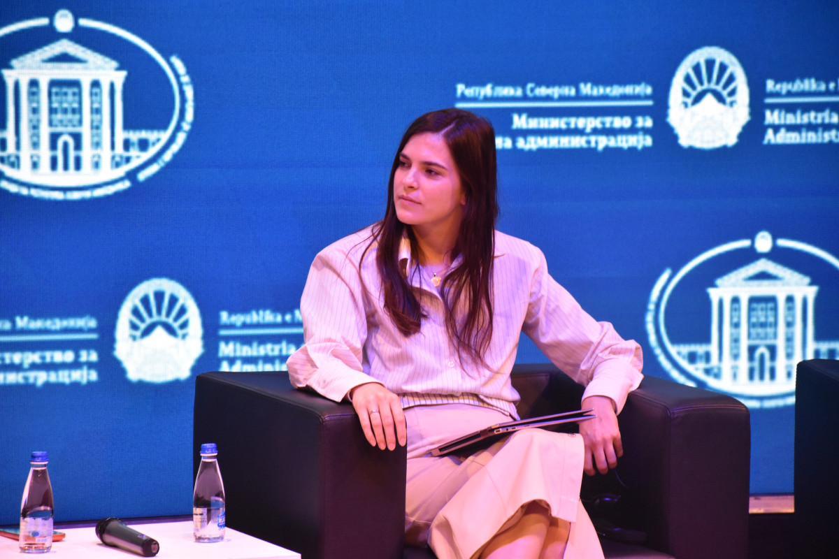 Nina Blažić na panelu Sjeverna Makedonija