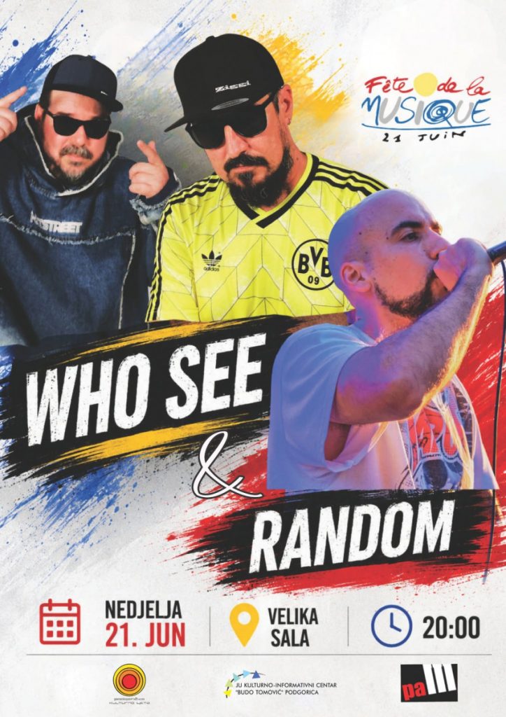 Praznik muzike u KIC-u: Random i Who See nastupaju 21. juna