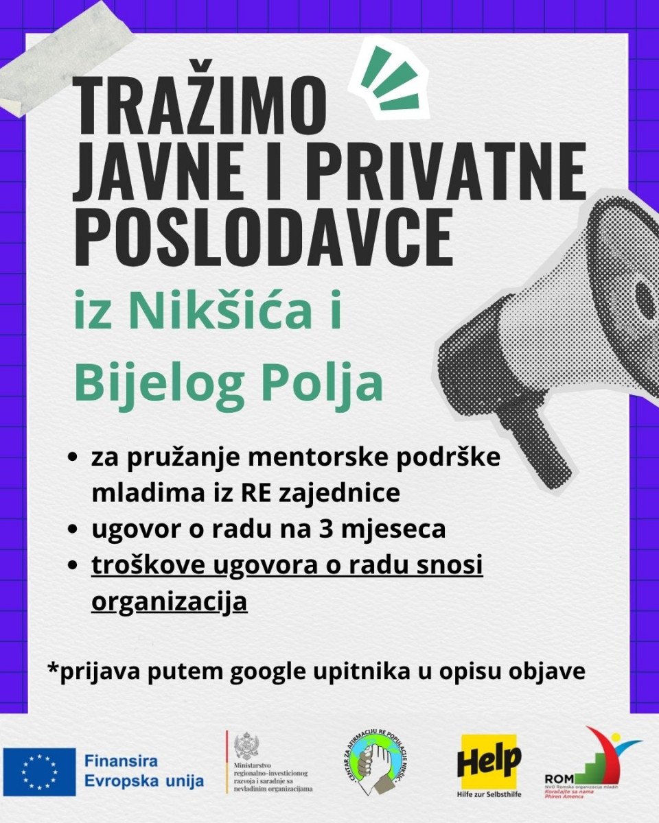 Tražimo poslodavce