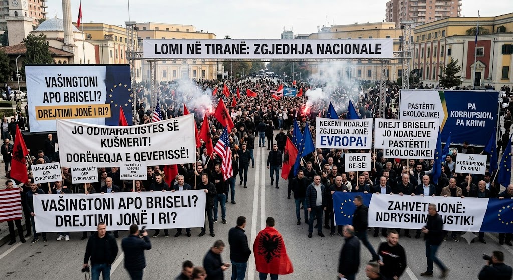 Lom u Tirani! Albanci grlili cio Zapad: Sad jedni vuku u Vašington, a drugi u Brisel – uz pomoć OVK