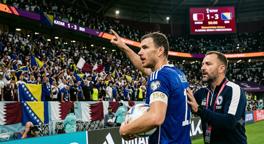 Oglasio se Džeko poslije burne reakcije na izmjenu