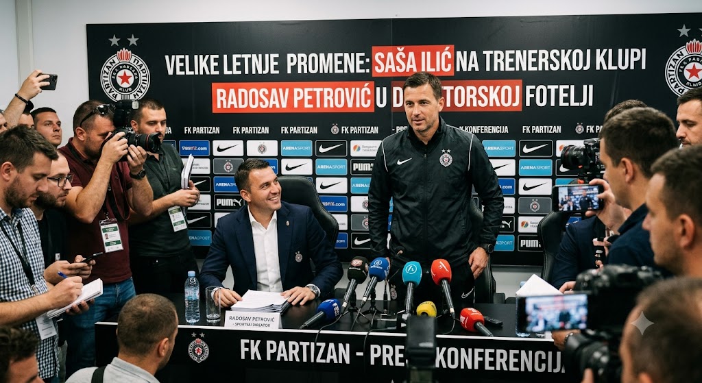 Saša Ilić na trenerskoj klupi, Radosav Petrović u direktorskoj fotelji: Velike promjene u Partizanu
