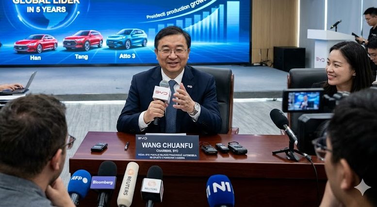 Vang Čuanfu: BYD najavljuje da bi u narednih pet godina mogao postati najveći proizvođač automobila na svijetu
