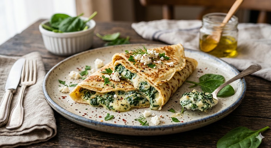 Recept za slane palačinke sa sirom i spanaćem koji osvaja na prvi zalogaj