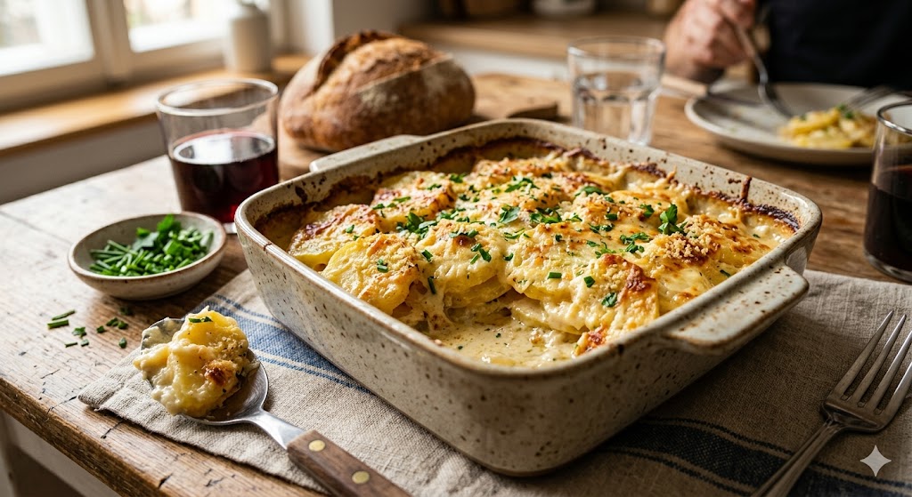 Zapečeni krompir sa pavlakom i sirom – jednostavan i ukusan recept