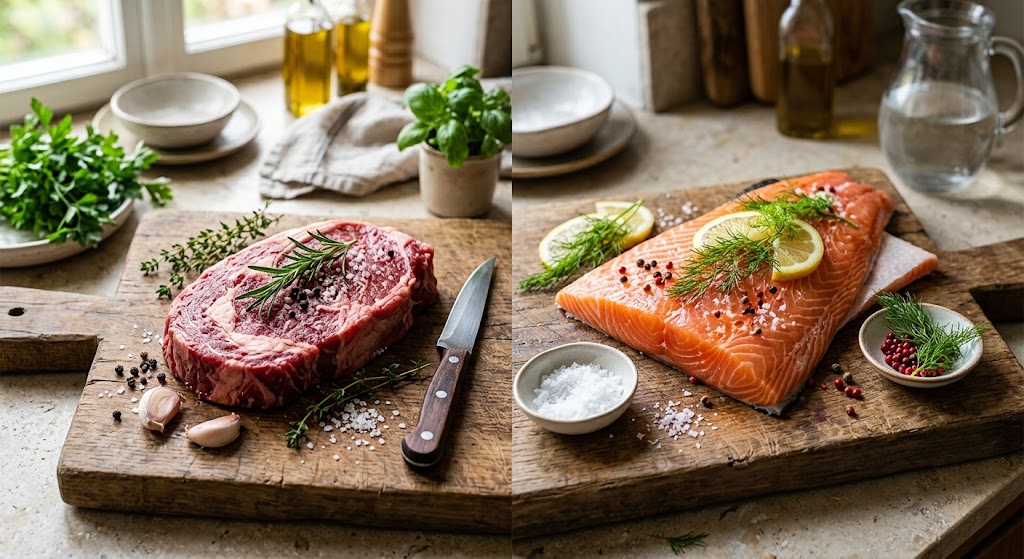 Nutricionisti otkrivaju: Razlike između govedine i lososa koje morate znati