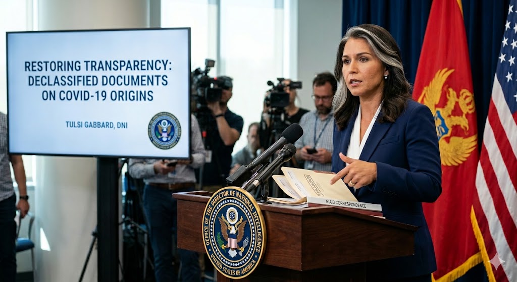 Eksplozija u Americi! Objavljeni tajni dokumenti o kovidu: Tulsi Gabard tvrdi da dokumenti ukazuju na veze između Faučija i instituta u Vuhanu