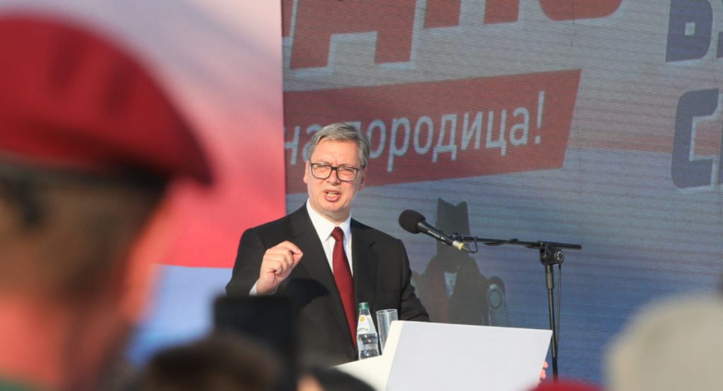 Vučić najavio da podnosi ostavku na mjesto predsjednika Srbije za nekoliko nedjelja i objavio slogan za predstojeće izbore – UJEDINJENA SRBIJA!
