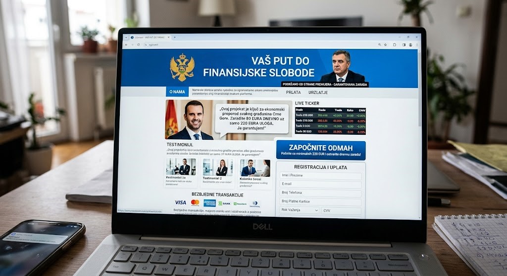 Upozorenje za građane: Prevaranti putem lažne platforme pokušavaju da dođu do vašeg novca