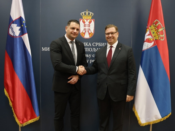 Kokanović sa predsjednikom slovenske Skupštine Zoranom Stevanovićem: Dijalog i saradnja su najbolji temelj odnosa Srbije i Slovenije