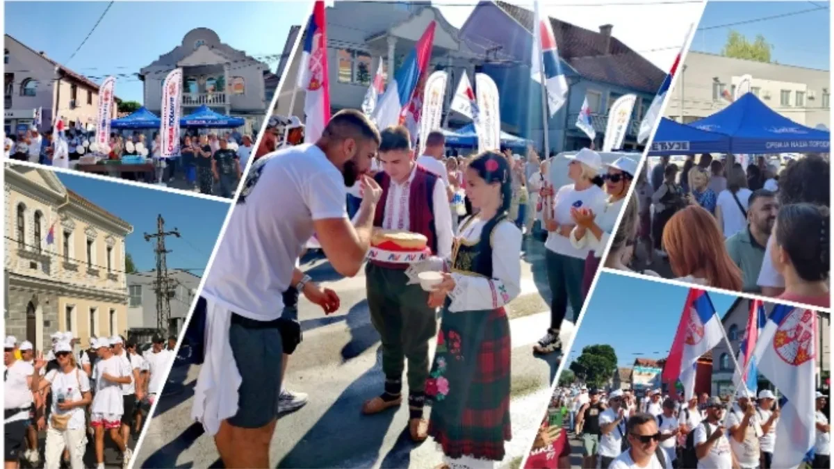 Rijeka ljudi se sliva iz cijele Srbije: Građani krenuli iz Batajnice, poslije veličanstvenog dočeka – sljedeća stanica Zemun!