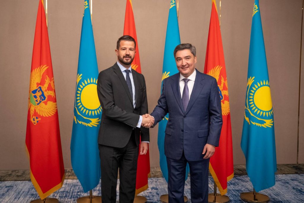 Milatović sa Beketenovim: Crna Gora i Kazahstan od prijateljskih odnosa ka konkretnom ekonomskom partnerstvu