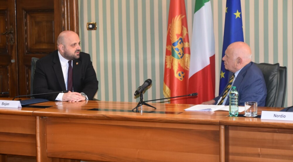 Potpisan Memorandum o saradnji između Ministarstava pravde Crne Gore i Italije