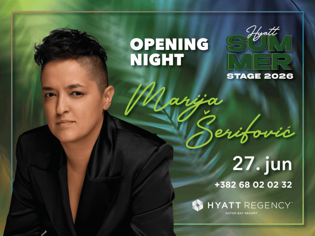 Hyatt Regency Kotor Bay Resort ulazi u treću sezonu svoje prepoznatljive muzičke priče