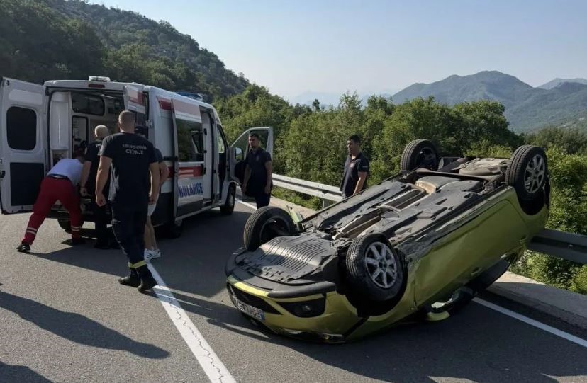 Udes na Cetinju, lakše povrijeđena jedna osoba!