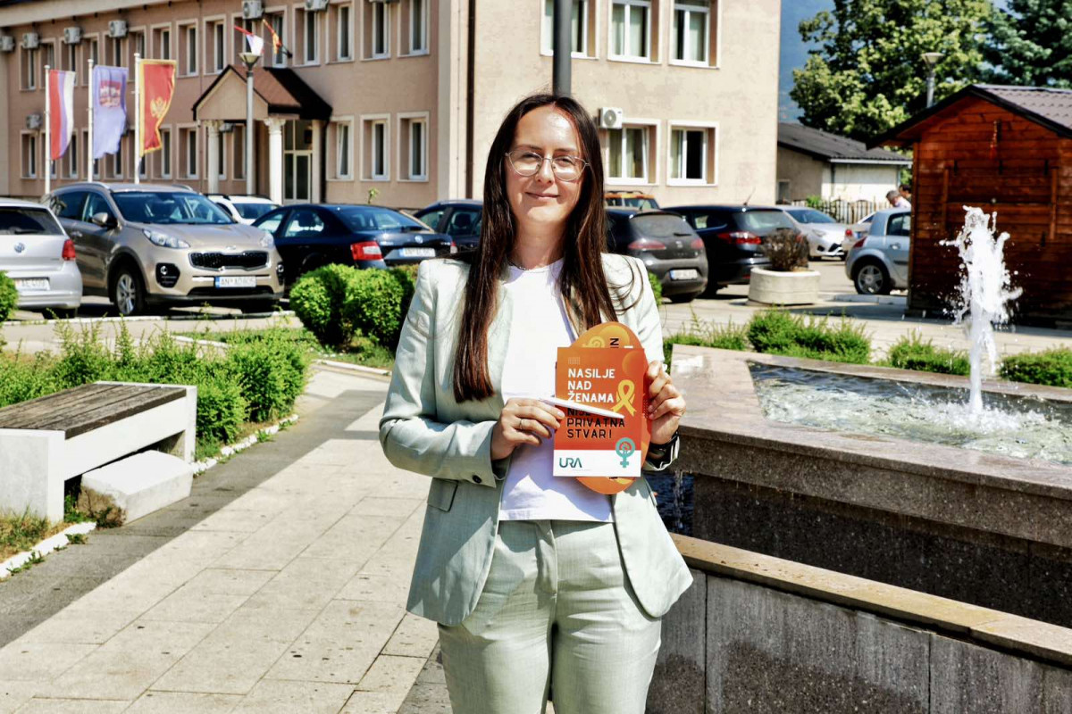 URA u Andrijevici: Snažna poruka protiv nasilja nad ženama mora se čuti u svakom dijelu Crne Gore