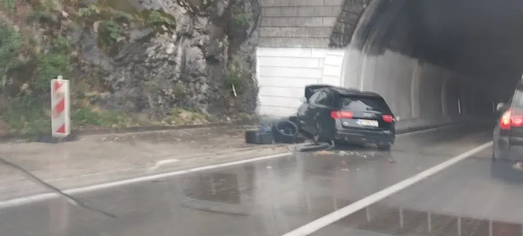 Udes na putu Nikšić- Podgorica: Jedna osoba povrijeđena