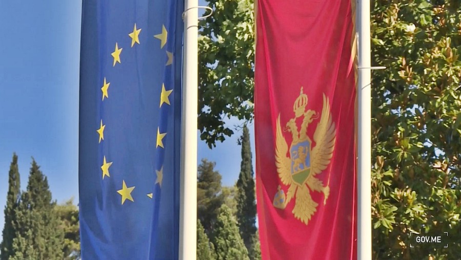 Zajednički press ministara Crne Gore, Francuske i Njemačke, tema – finalizacija procesa pristupanja EU