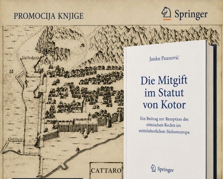 Promocija monografije „Die Mitgift im Statut von Kotor“ 10. jula
