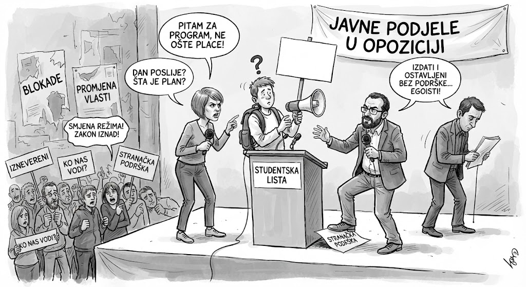 Kritike i neslaganja: Da li studentske vođe iznevjeravaju svoje pristalice?