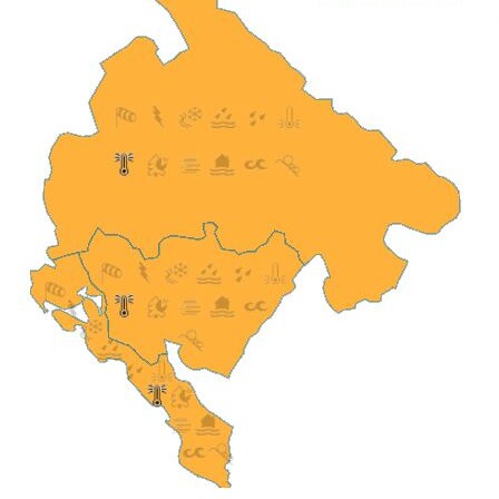 Sjutra u Crnoj Gori narandžasti meteoalarm