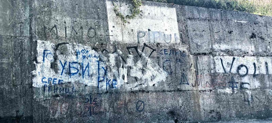 U Bijelom Polju ponovo ispisani grafiti koji šire mržnju